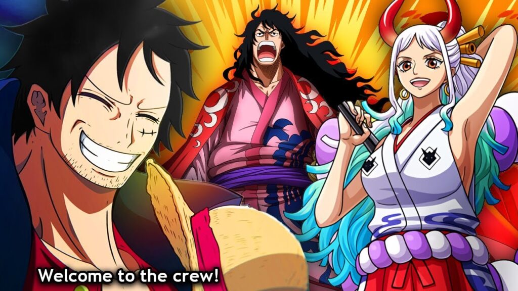 Relationship with Kaido and Straw Hats Crew in Yamato one piece 